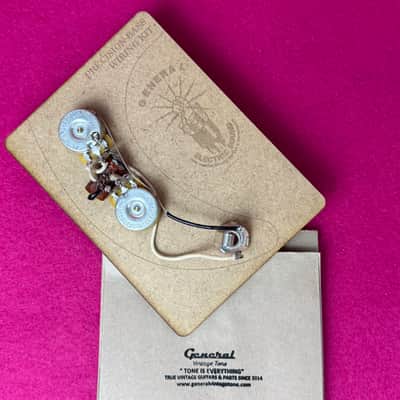 General Vintage Tone 50’s Prewired Harness Electronics for Precision Bass ®️ Phone book capacitor - 50’s Wiring image 6