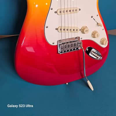 Fender Player Plus Stratocaster Guitar Tequila Sunrise image 2