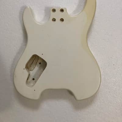 White Headless Guitar HSS Body image 10