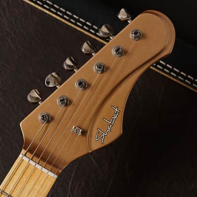 Shabat Guitars LION Fire Mist Gold NAMM2025 Showpiece image 6