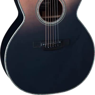 Takamine LTD2024 Solar System Limited Edition Grand Concert Acoustic-Electric Guitar, Solid Spruce Top, Penumbra Blue image 1