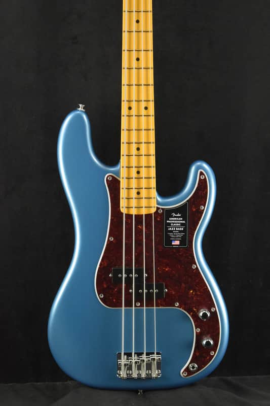 Mint Fender American Professional Classic Precision Bass Faded Lake Placid Blue Maple Fingerboard image 1