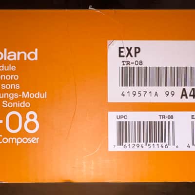 Roland TR-08 Rhythm Composer in Box with instruction manuals - Black image 8