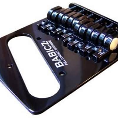 Babicz Full Contact Hardware ORIGINAL SERIES FCH6 TELE STYLE BRIDGE, 6 String, Black image 2