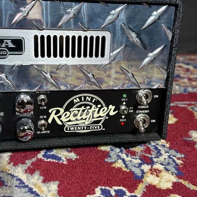 Mesa Boogie Mini Rectifier 25 Amp 2010's Chrome UK / European Power Supply Guitar Amplifier image 13