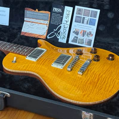 2012 PRS Stripped 58 SANTANA YELLOW East Indian FB - MASSIVE FLAMETOP 57/08 Pickups Les Paul Style Single Cut Hard to Find Color image 21
