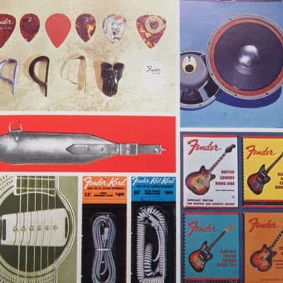 Fender Musical Instruments Mini Full Line Color Catalog RARE ! 1968 image 18