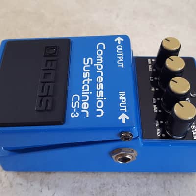 Boss CS-3 Compression Sustainer MIJ (Black Label) 1986 - Blue image 4