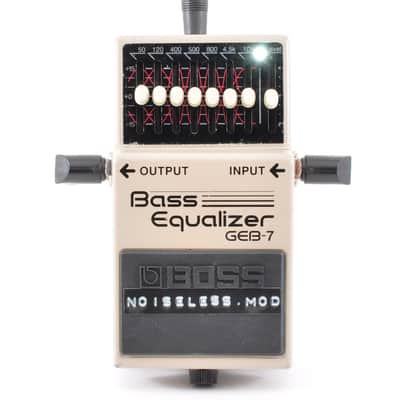 Boss GEB-7 Modified Noiseless Equalizer Made In Taiwan 2008 Effects Pedal Used From Japan #HW92743 image 6