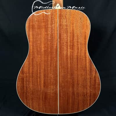 Washburn WD7S-A - 6-String Acoustic Dreadnought Guitar - Natural Gloss Finish image 6