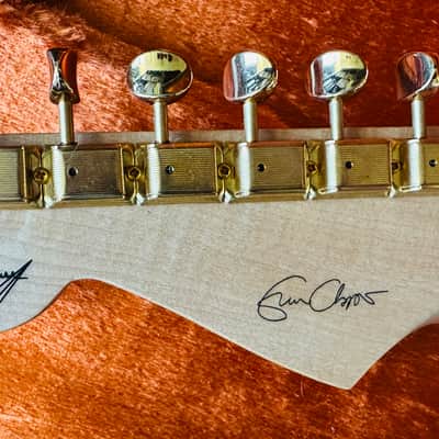 2004 Fender Custom Shop Gold Leaf Eric Clapton Stratocaster — Signed by Clapton & Todd Krause | 1 of 50 image 4