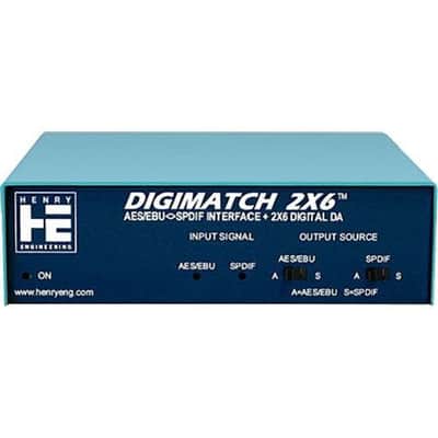 Henry Engineering DM DigiMatch 2x6 - AES/EBU/SPDIF Interface & Distribution Amplifier image 1