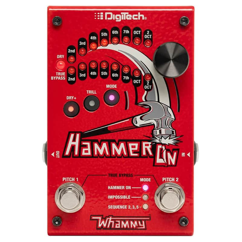 New DigiTech HammerOn Instantaneous Pitch Shifter Guitar Effects Pedal Hammer On image 1