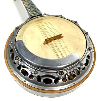 Mandolin-Banjo (Banjolin) Jacobacci's Workshop Decorated from 1947 image 15
