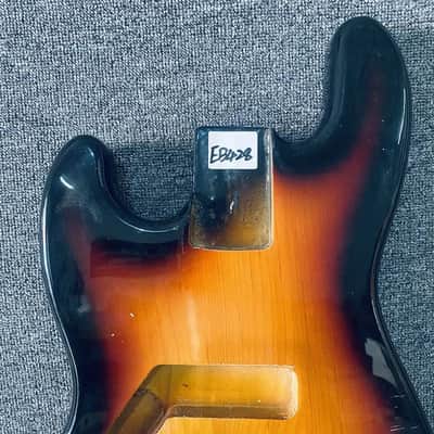 Tobacco Burst Left Handed Jazz Bass Body image 5