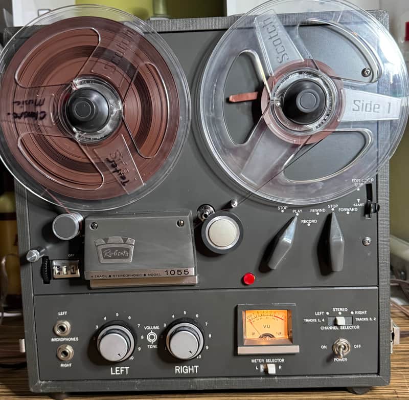 Roberts 1055 Tube Reel to Reel Tape Recorder 4-Track Tested Serviced AS-IS image 1