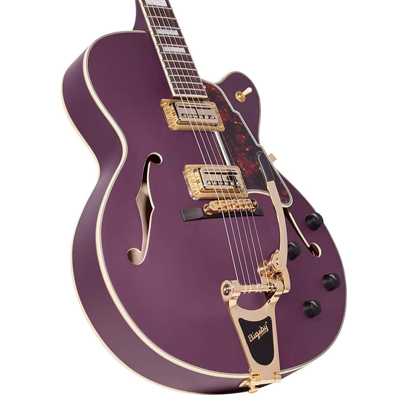 D'Angelico Deluxe 175 Hollow Body Single Cutaway with Bigsby Vibrato image 7