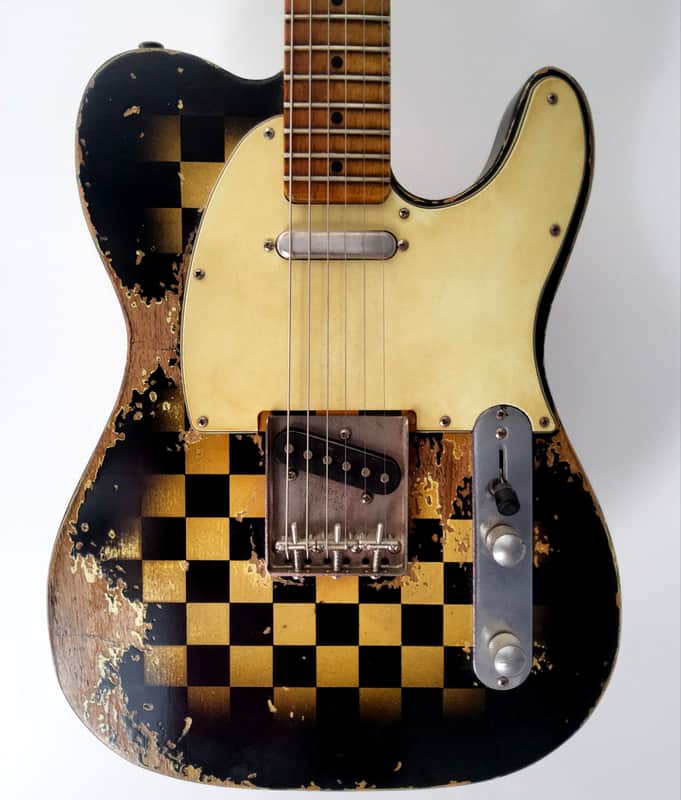 2025 Tele Partscaster 2025 - Relic Checkerboard image 1