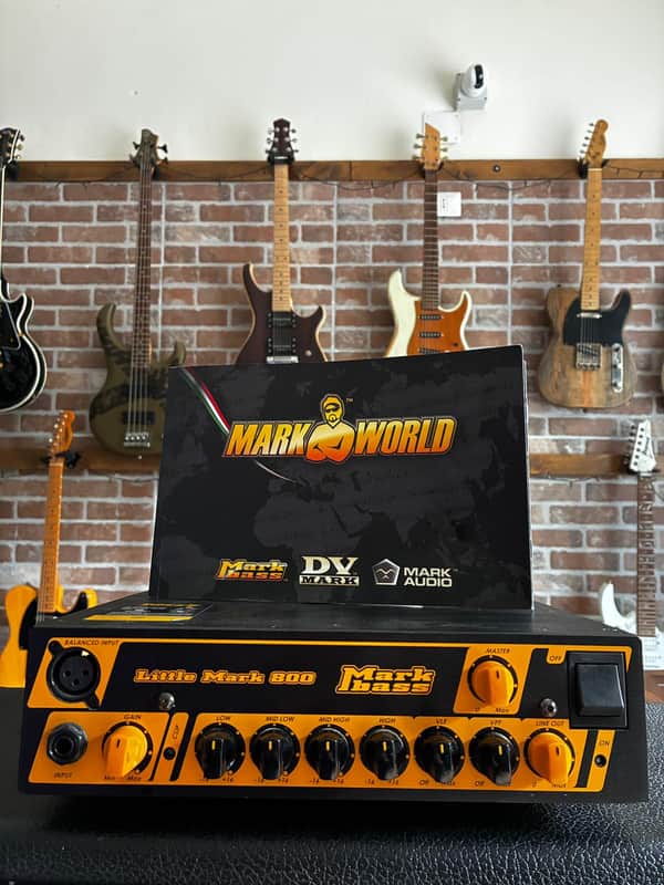 Markbass Little Mark 800 800-Watt Bass Amp Head 2010s - Black / Yellow image 1