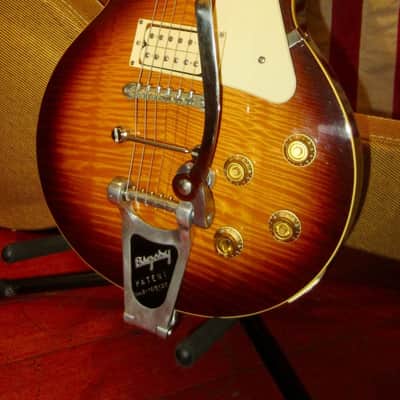 1978 Greco EG-450 Les Paul Sunburst Flame Top w/ Bigsby image 1