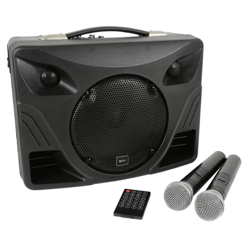 QTX Delta DT 50 Portable Desktop PA with Wireless Mic image 1