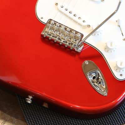 2008 Fender Custom Shop 1966 Stratocaster NOS Electric Guitar Candy Apple Red + COA OHSC image 5