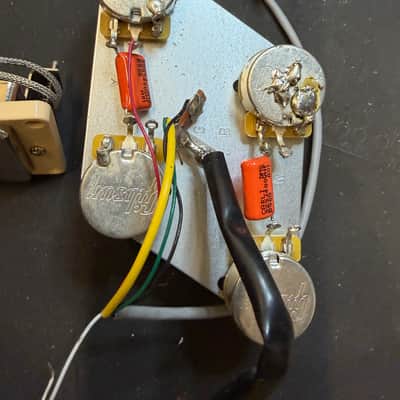 Gibson Les Paul Standard Complete Pickups Wiring Hardware 2024 - Nickel image 2
