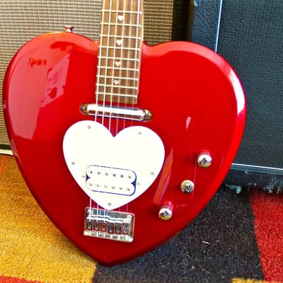 Daisy Rock Heartbreaker Artist (24 3/4 " Full Scale) 2002 Red Hot Red image 2