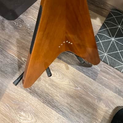Gibson custom shop 1958 mahogany flying v walnut 58 reissue image 9