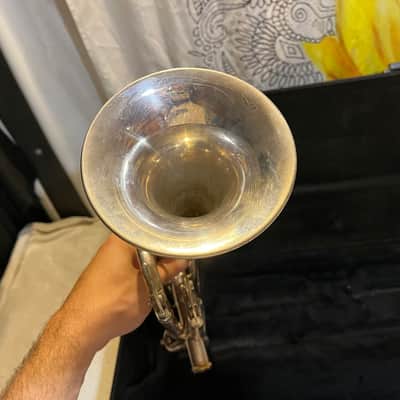 Blessing BTR1460S Silver Trumpet w Case image 6