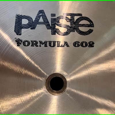 Paiste Formula 602 18" Flat Ride Medium Seven Sound Set 4 RARE 1970s MADE/FINISHED IN WEST GERMANY! 1732g image 4