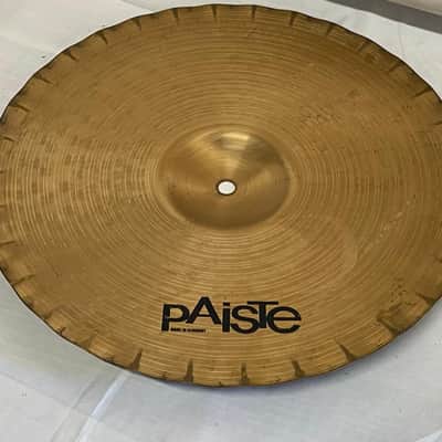 Paiste 14" Black Alpha Slipknot Edition Sound Edge Hi-Hat Cymbals (Pair) 2008 - 2016 - Black with Bronze Graphics image 6