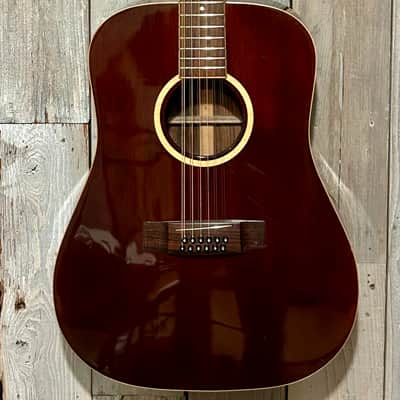Rare 1978 Daion THE '78 Heritage 12-String Made in, Mahogany Stain Gloss Finish Slotted Headstock , Pro Setup Hard Shell Case image 2
