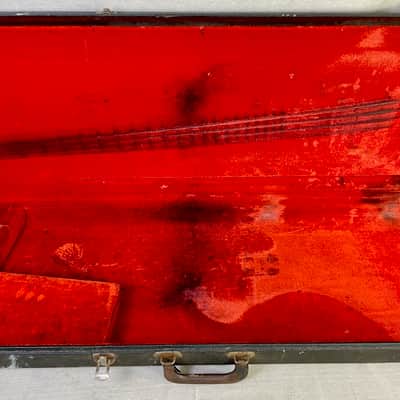Fender Jazz Precision Telecaster Bass Hard Case 1967-1971 Black Orange image 16