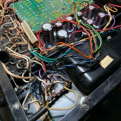 1974 Ampeg SVT "Black Line" Bass Amp w/ 8x10 Flatback Cabinet [Fully Serviced] image 17