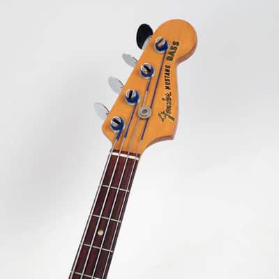 1966 Fender Mustang Bass - Dakota Red - Early First Run First Year Example! image 10