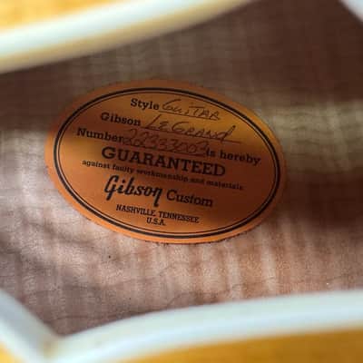 GIBSON LeGrand 2003 - Natural # 22333003 image 21