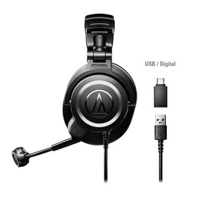 Audio-Technica Streaming Headset "ATH-M50xSTS StreamSet™" image 2