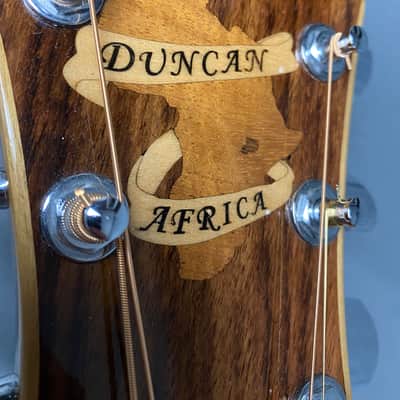 Duncan Africa D-SR Suubi Series Handmade LR Baggs Solid Wood image 5