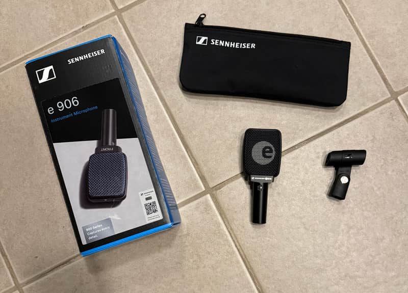 Sennheiser e906 Supercardioid Dynamic Instrument Microphone 2004 - Present - Black image 1