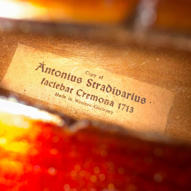 Antonius Stradivarius. Faciebat Cremona.(1713)(German) | Reverb