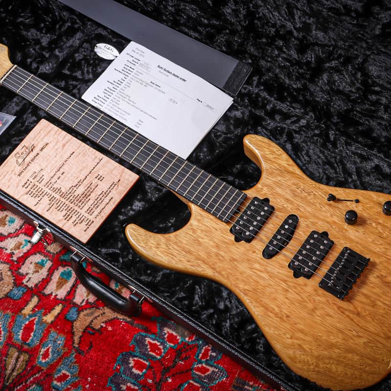 2012 – 2016 Suhr Modern Korina Quilt Honey Amber Burst