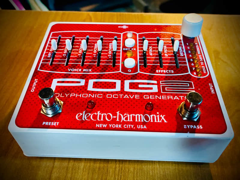 Electro-Harmonix POG2 Polyphonic Octave Generator 2009 - Present - Red / White image 1