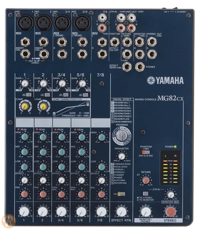 Yamaha MG82CX 8 Channel Mixer | Reverb Yamaha MG82CX 8 Channel Mixer | Reverb