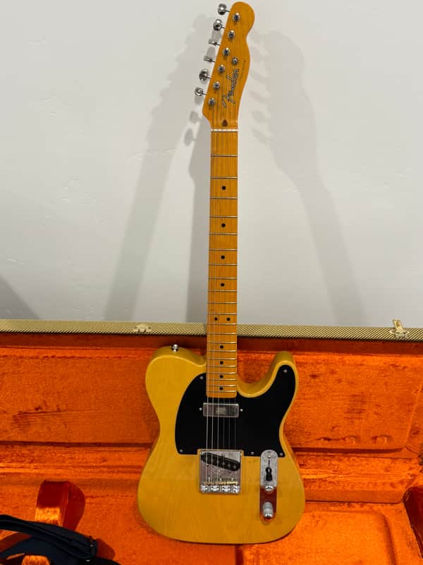 Fender Vintage Hot Rod '52 Telecaster with Seymour Duncan Vintage Mini Humbucker, Maple Fretboard 2007 - 2013 - Butterscotch Blonde
