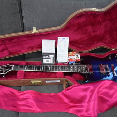 Gibson SG Supreme 2001 - Midnight Blue Burst Split Diamond Logos and Inlays Ebony Fretboard image 17