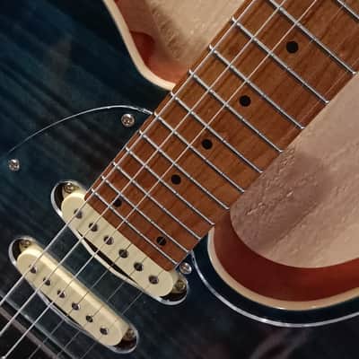 Bacchus Tactics24 RSM/M Andre Dinuth Signature - Transparent Blueburst image 10
