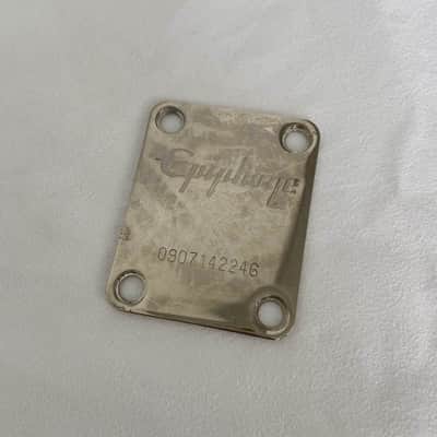 Epiphone Guitar Neck Plate with Mounting Screws image 2