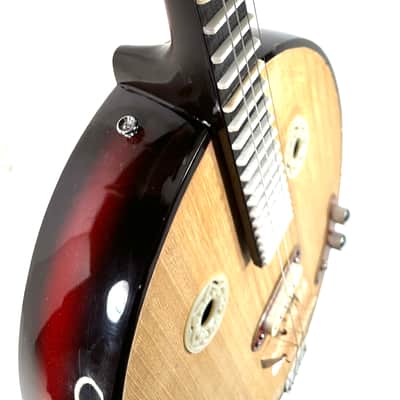 Awesomesauce electrified Yueqin electric noise instrument The Electric Moon Lute 2025 - Wood image 4