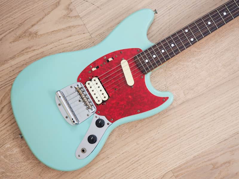 1996 Fender Kurt Cobain Mustang MG69 Electric Guitar Sonic Blue